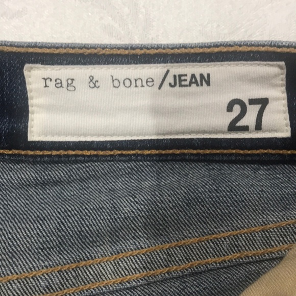 Rag & Bone Jeans high waist-size 27-flare bottom, Made in USA - Picture 6 of 8